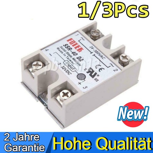 Halbleiterrelais ssr 40da 40a - halbleiterrelais,
